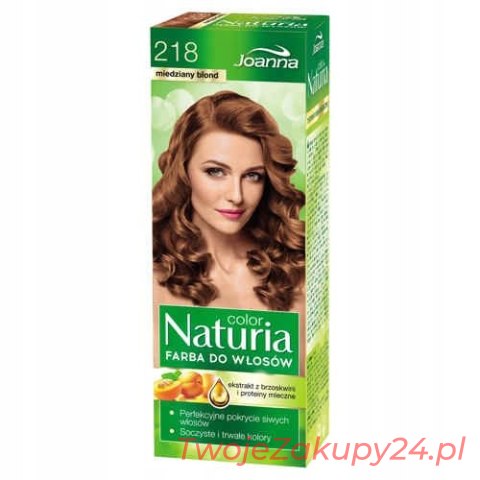 Joanna Naturia Color Farba Miedziany Blond 218