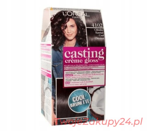 L'Oreal Casting Creme Farba 4102 Chłodny Kasztan