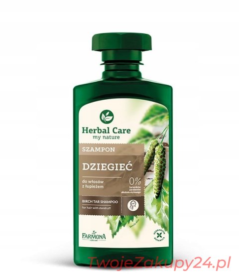 Farmona Herbal Care Szampon Dziegieć Łupież 330Ml