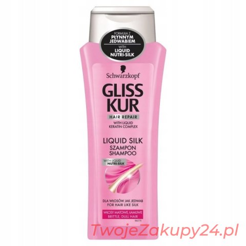 Schwarzkopf Gliss Kur Liquid Silk Szampon Do Włosó