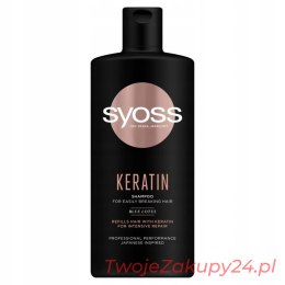 Schwarzkopf Syoss Keratin Szampon Wygładzający Do