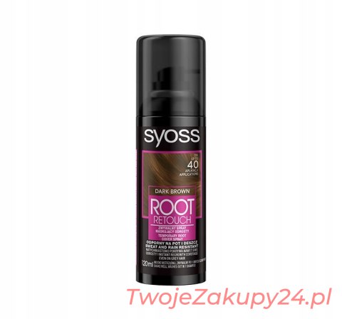 Syoss Root Retoucher Spray Maskujący Odrosty 120Ml