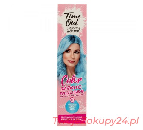 Time Out Magic Mousse Pianka Koloryzuj Lovely Blue