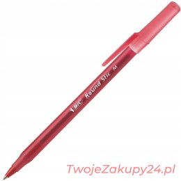 Bic Długopis Szkolny Round Stic 1,0 Mm Czerwony
