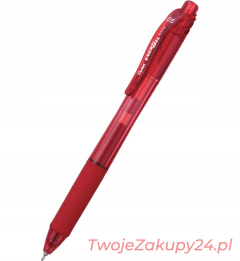 Cienkopis Kulkowy Pentel 0,5 Mm Bln105-B Czerwony