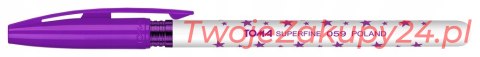 Długopis "W Gwiazdki" Superfine 59 Fioletowy Toma