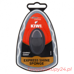 Kiwi Express Shine Gąbka Nabłyszczająca Do Obuwia Czarna