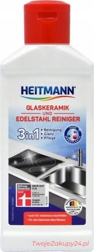 Heitmann Mleczko 3w1 Do Płyt Ceramicznych I Stali Nierdzewnej 250ml