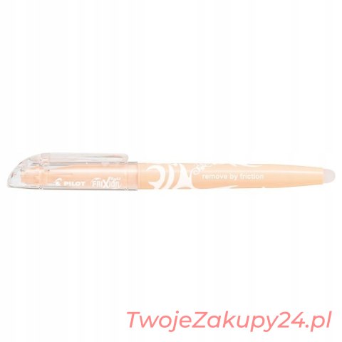 Zakreślacz Pilot Wymazywalny Gumką Pale Orange Pom