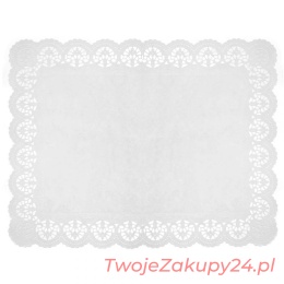 Serwetki Ozdobne30Cm Białe