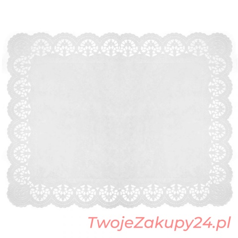Serwetki Ozdobne30Cm Białe
