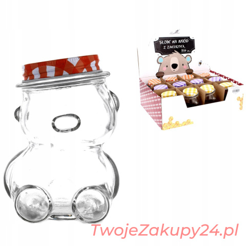 Słoik Miś Z Zakrętką 150 Ml
