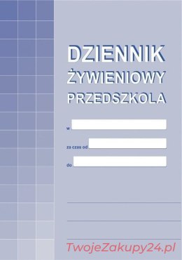 Dziennik Żywieniowy Przedszkola A-10-1