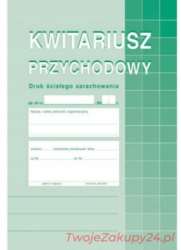 Kwitariusz Przychodowy A5 MP 400-3 Druk