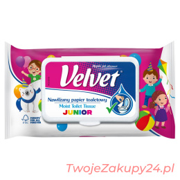 Velvet Junior Nawilżany Papier Toaletowy 42 Sztuki