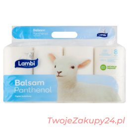 Papier Toaletowy Lambi A8 Biały Balsam Panthenol