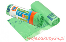 Worki Eco Bags 60L Biodegradowalne Zielone