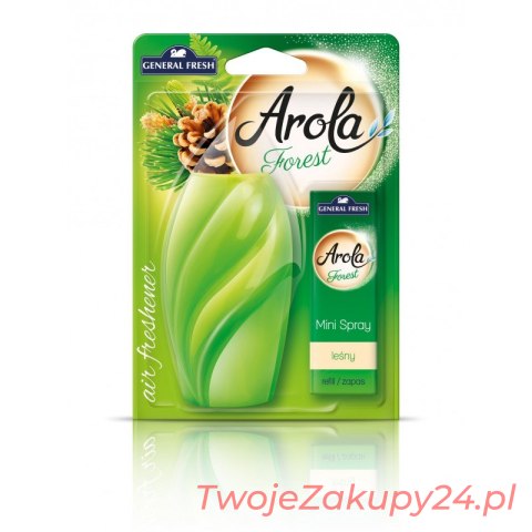 General Fresh Mini Spray Arola Odświeżacz 15ml Las