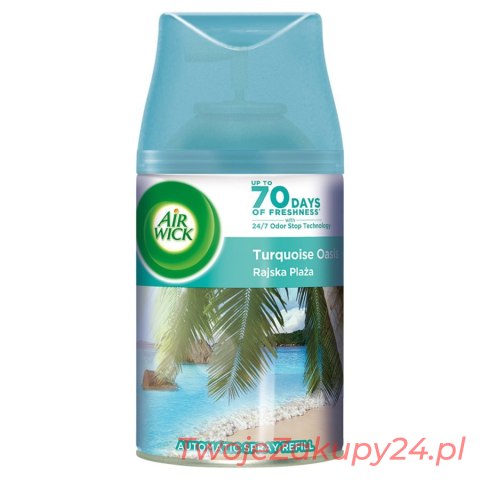 Air Wick Aerozol Odświeżacz Powietrza Zapas 250ml Freshmatic Rajska Plaża