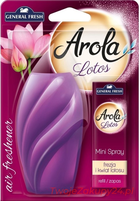 General Fresh Arola Mini Odświeżacz Powietrza Lotos 15ml