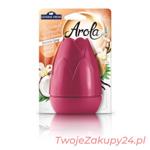 General Fresh Arola Odświeżacz Powietrza W Sprayu Magiczna Szyszka Kokos I Wanilia 40ml