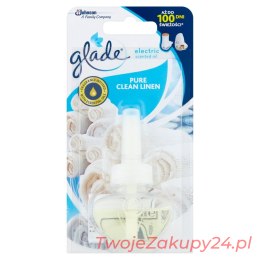 Glade Electric Scented Oil Pure Clean Linen - The scent of clean laundry liquid refill for electric air freshener 20 ml