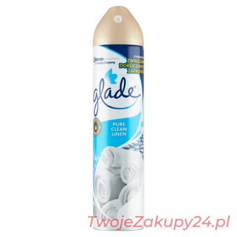 Glade Pure Clean Linen Odświeżacz powietrza w aerozolu 300 ml