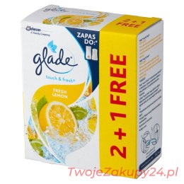 Glade Touch Fresh Fresh Lemon Zapas do odświeżacza powietrza 3 x 10 ml