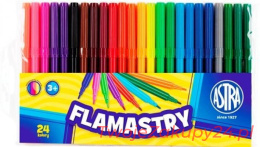 Felt-Tip Pens Flamastry 24 kolory Astra