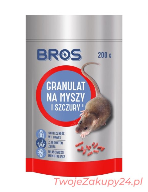 Bros - Granulat Na Myszy I Szczury 200G