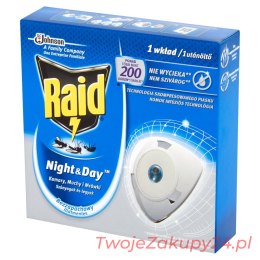 Raid Night Day Komary Muchy I Mrówki Wkład Do Elektrofumigatora Owadobójczego