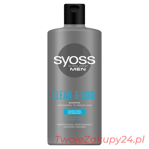 Syoss Szamp 440Ml Men Clean