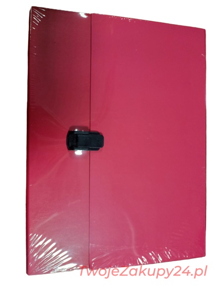 Teczka Z Rączką A4 10Cm Malinowa
