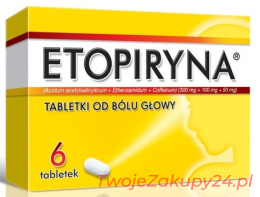 Etopiryna 6 Tabletki Ból Głowy
