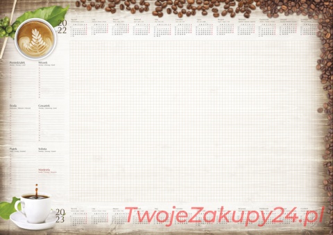 Terminarz Planer A2 Z Listwą