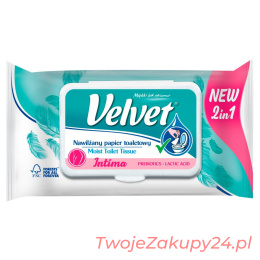 Velvet Intima Nawilżany Papier Toaletowy 42 Sztuki