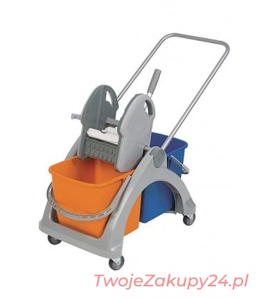 Wózek Do Sprzątania 2X25L Z Prasą