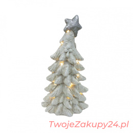 Figurka Bożonarodzeniowa - Choinka Biała Podświetlana 32 X 22 X 58,5 Cm Led *3