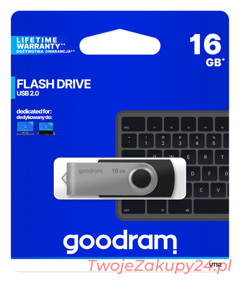 Pendrive Goodram 16 Gb Czarny