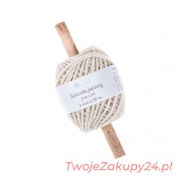 Sznurek Jutowy Kremowy