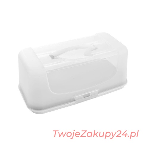 Pojemnik Na Ciasto Prostokątny Biały