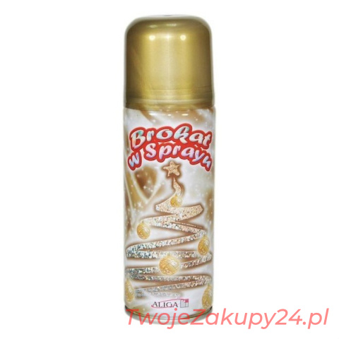 Brokat Spray 250ml Złoty