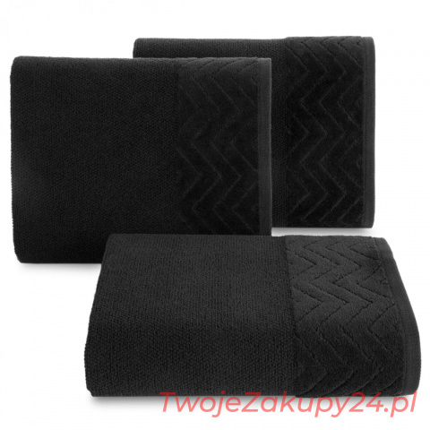 Ręcznik Zoe 06 Czarny 70x140