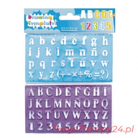 Szablon Cyferki Literki