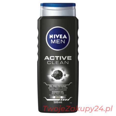 Żel Pod Prysznic Nivea 500ml Active Clean