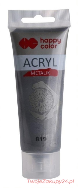 Farba Akrylowa 75ml Czarne Srebro