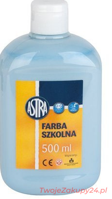 Farby Szkolne 500ml Błękitna