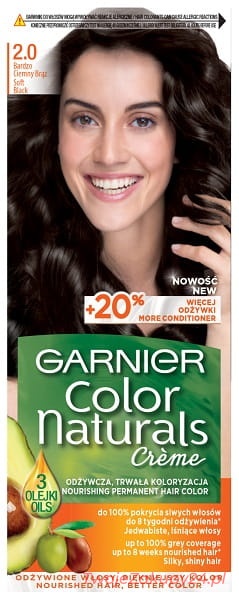 Garnier Krem Koloryzujący 2,0 Miękka Czerń