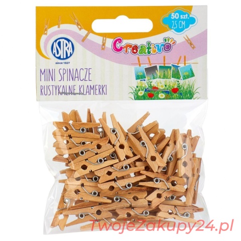 Mini Klamerki Drewniane