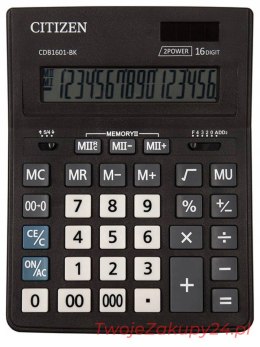 Kalkulator Biurowy Citizen Ci-Cdb1601Bk Czarny